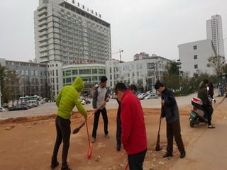 我院响应上级要求集中进行节后责任区大清洁活动