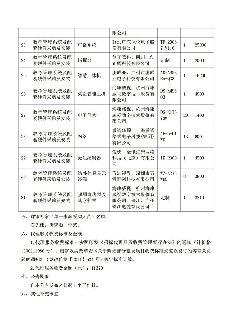 广西元强建设项目管理有限公司关于教考管理系统及配套硬件采购及安装(QZZC2025-J1-220210-GXYQ)成交公告